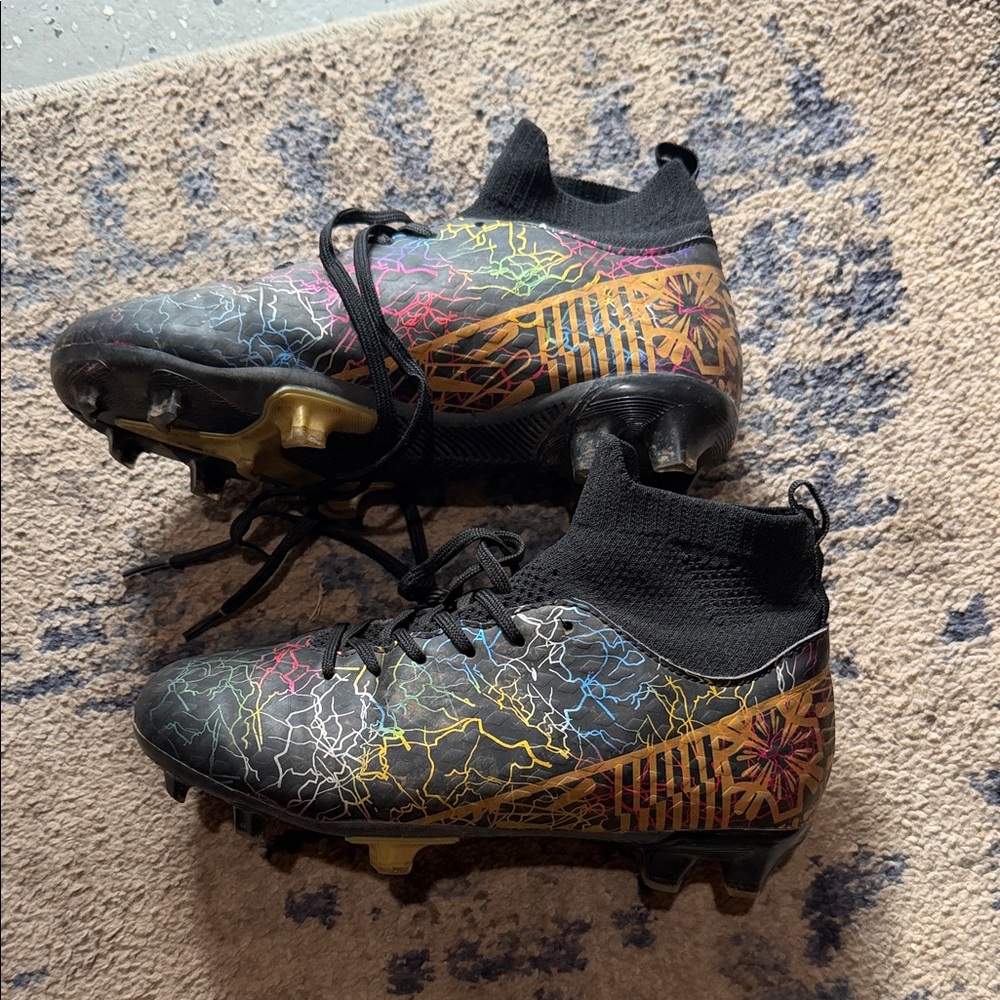 Amazon Multicolor Kids Soccer Cleats